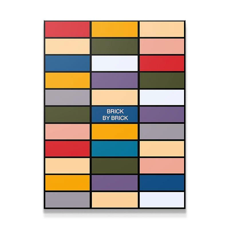 Brick by Brick canvas — available on IKONICK