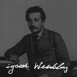 iGood Weekly: Einstein week cover — type set in his handwriting